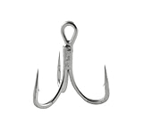 Image of Owner Hooks Stinger-58 Treble Hook, Needle Point, Short Shank, 3X Strong, Vacuum Tinned
