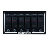 Image of Paneltronics Waterproof DC 6 Position Lighted Rocker &amp; Fuse