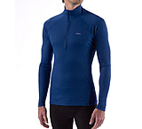 Image of Patagonia Capilene 2 Long Sleeve Zip-Neck - Men's-Channel Blue-Large
