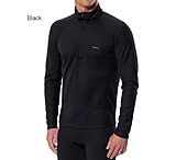 Image of Patagonia Capilene 3 Long Sleeve Zip-Neck 09 - Men's-Black-Small