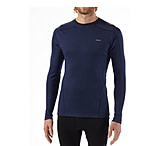 Image of Patagonia Capilene 3 MidWeight Crew Long Sleeve - Men's-Large-Orange/Blue