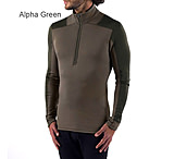 Image of Patagonia Capilene 4 Zip-Neck - Alpha Green-Large