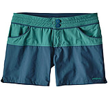 Image of Patagonia Colorblock Stretch Wavefarer Shorts - Women's