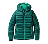 Image of Patagonia Down Sweater Hoody - Women's-Arbor Green-Medium