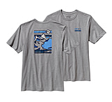 Image of Patagonia Glacier Waves Cotton T-Shirt - Mens