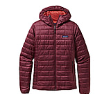Image of Patagonia Nano Puff Hoody - Women's-Oxblood Red-Medium
