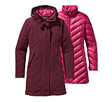 Image of Patagonia Tres 3 in 1 Parka - Women's-Oxblood Red-Large
