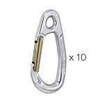 Image of Petzl Tiptop Stainless Carabiners - 10 Pack