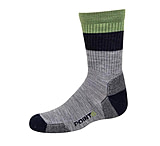 Image of Point 6 Block Stripe Extra Light Crew Socks - Kids