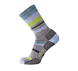 Image of Point 6 Hiking Blast Mixed Stripe Light Socks - Men's