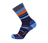 Image of Point 6 Mixed Stripe Light Crew Socks - Men's
