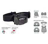 Image of Princeton Tec Quad Tactical MPLS Headlamp w/ Interchangeable LED Lens Filter