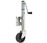 Image of Pro Series 1000 lbs. Zinc Plated Swivel Jack w/6" Poly Wheel