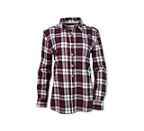 Image of Purnell Maroon Flannel Shirt - Womens