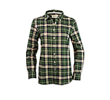 Image of Purnell Olive Flannel Shirt - Womens
