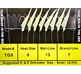 Image of R&amp;R Tackle Sabiki Rig 8 Hooks, Size #8 Hook, 13lb, 7lb