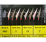 Image of R&amp;R Tackle Sabiki Rig with Stainless Steel Silver Hooks,