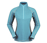 Image of Rab Aeon Plus Long Sleeve Plus Zip Tee - Womens - Aegean - Medium - 12