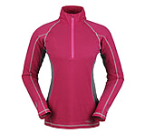 Image of Rab Aeon Plus Long Sleeve Zip Top - Womens - Jam - Medium - 12