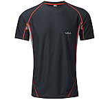 Image of Rab Confluent Short Sleeve Tee - Men's-Ebony-Large