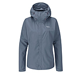 Rab Downpour Eco Jacket - Women's, Bering Sea, Small, QWG-83-BES-10