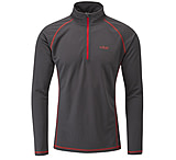 Image of Rab Dryflo 150 Long Sleeve Zip Top - Men's-Anthracite-Large
