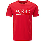 Image of Rab Logo Tee - Men's-Red-Large