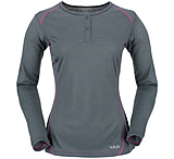 Image of Rab MeCo 140 Long Sleeve Tee - Women's-Smoke-12