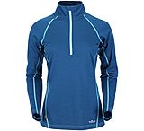 Image of Rab Meco 165 Long Sleeve Zip Tee - Women's-Ink-Large