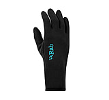Rab Power Stretch Contact Glove - Women's, Black, Extra Small, QAH-56-BL-XS