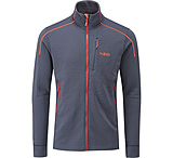 Image of Rab Power Wool Jacket - Men's-Beluga/Red Trim-Large