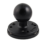Image of Ram Mounts 2.5 in Round Base w/AMPs Hole Pattern w/ Ball/Triple Magnetic Base Adapter