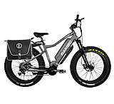 Image of Rambo Bikes R1000XPS Electric Hunting Bike w/ Luggage Rack, Accessory Bag and PDW Mud Shovel Front and Rear Fenders.