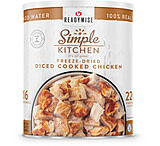 Image of ReadyWise Simple Kitchen Freeze-Dried Diced Chicken - 16 Serving Can