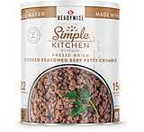 Image of ReadyWise Simple Kitchen Freeze-Dried Seasoned Beef Patty Crumbles - 22 Serving Can