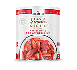 Image of ReadyWise Simple Kitchen Freeze-Dried Sliced Strawberries - 3 CT Case