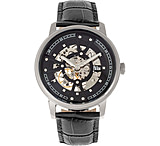 Image of Reign Belfour Automatic Skeleton Leather-Band Watch