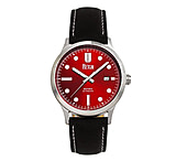 Image of Reign Henry Automatic Canvas-Overlaid Leather-Band Watch w/Date