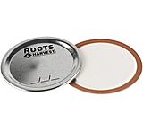 Image of Roots &amp; Harvest Wide Mouth Lids Canning - 12 pack