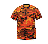 Rothco Colored Camo T-Shirt - Men's, Savage Orange Camo, Extra Small, 5997-SavageOrangeCamo-XS