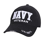 Image of Rothco Deluxe Low Profile Military Branch Veteran Cap, Navy