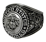 Image of Rothco Deluxe Silver Insignia Ring