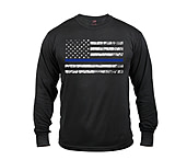 Image of Rothco Long Sleeve Thin Blue Line T-Shirt