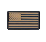 Image of Rothco PVC US Flag Patch With Hook Back