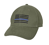 Image of Rothco Thin Blue Line Flag Low Profile Cap