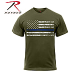Image of Rothco Thin Blue Line T-Shirt