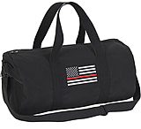 Image of Rothco Thin Red Line Canvas Shoulder Duffle Bag