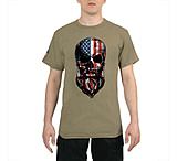 Image of Rothco US Flag Bearded Skull T-Shirt - Men's