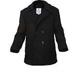 Rothco US Navy Type Pea Coat, Black, 7471-Black-4XL