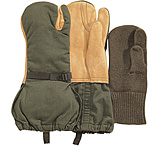 Image of Rothco Used G.I. Surplus Leather Trigger Finger Mittens w/ Liner